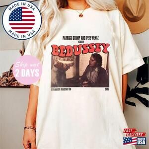 Bedussey Patrick Stump Pete Wentz T-Shirt  Fall Out Boy Summer Tour Shirt